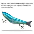 thumbnail image 6 of Bassdash SwimShad Glide Baits Jointed Swimbait Bass Pike Salmon Trout Muskie Fishing Lure 7in /62.5g, 6 of 7
