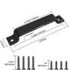thumbnail image 2 of 180mm-bouton De Porte De Grange, Poigne De Porte, Poigne De Tiroir De Garde-robe Coulissante Pour Abri De Garage - Aluminium Noir 2 Pices, 2 of 5