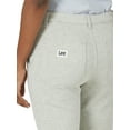 thumbnail image 4 of Lee Women's High Rise Straight Leg Cropped Knit Pants, 4 of 5