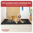 thumbnail image 4 of My Doggy Place Dog Mat for Muddy Paws, Washable Dog Door Mat, Charcoal, Runner, XL, 4 of 7