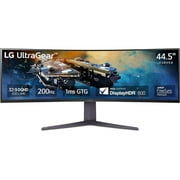 LG UltraGear 45GR65DC-B 44.5" 32:9 DQHD 200Hz Curved VA HDR Gaming Monitor, Black