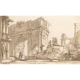 thumbnail image 2 of George Knapton 14x11 Black Ornate Wood Framed Double Matted Museum Art Print Titled: Classical Scene (1740), 2 of 5