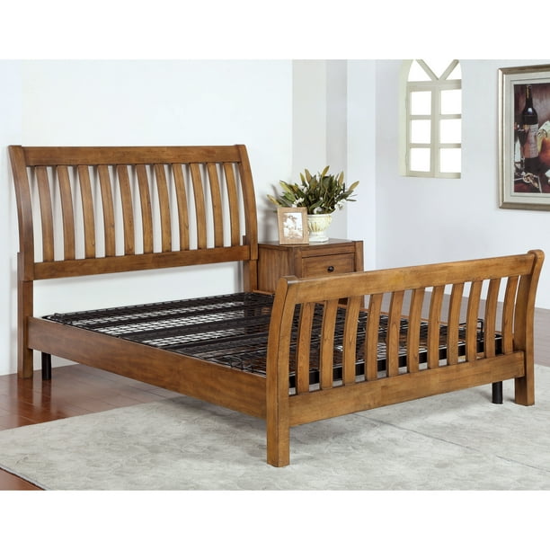 Furniture of America Guri Contemporary Black Metal Adjustable Bed Frame