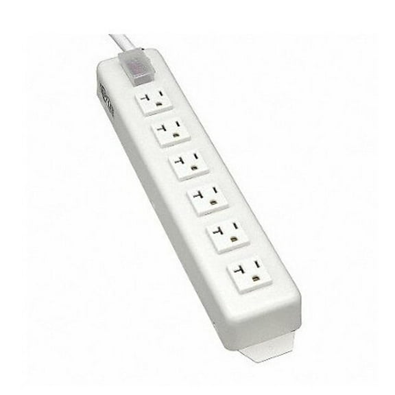 Tripp Lite 6 Outlet Home & Office Power Strip, 20A, 15ft Cord with 5-20P Plug, (TLM615NC20) CA3