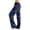 Blue, variant on Halloween Pajama Pants for Women, Neon Splatter Pumpkin & Spiderweb Print Wide Leg Lounge Bottoms with Drawstring Waist, Soft Breathable Sleep Trousers, 1 Pair Blue L