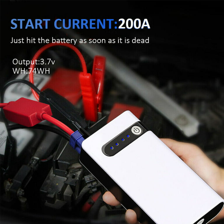 Car Jump Starter 20000mAh Booster Jumper Box Power Bank Battery Charger  Portable