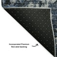 thumbnail image 3 of Addison Rugs Mayfield Washable Traditional Oriental Blue Rectangle Rug, 10' x 14', 3 of 6