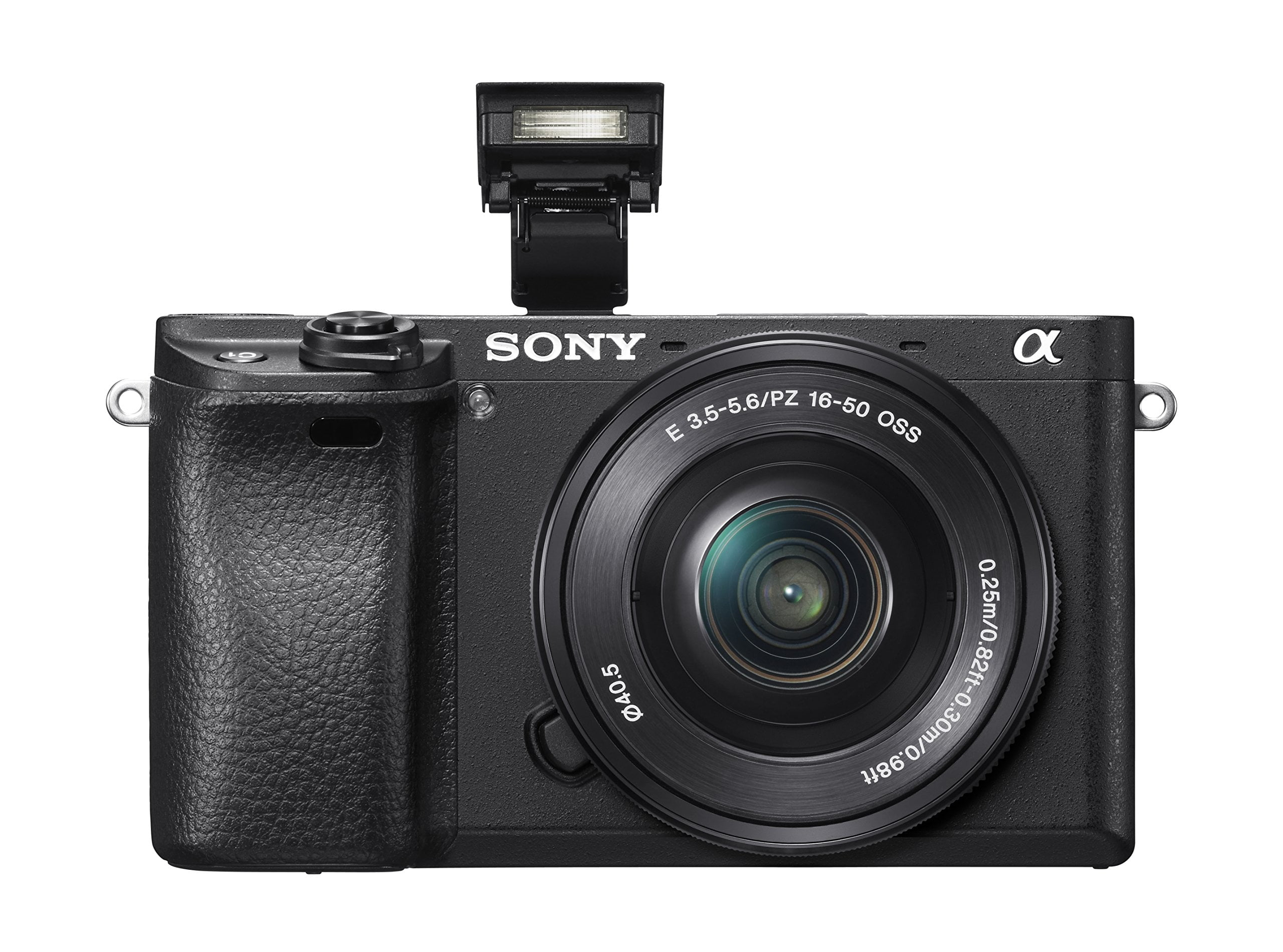 Sony Alpha a6300 Mirrorless Camera, 16-50mm E-Mount Lens, 4K