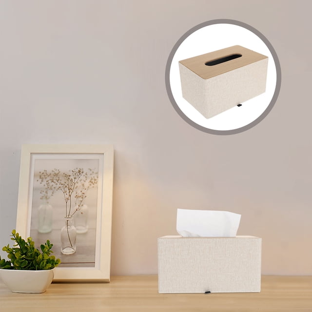 OULII Facial Tissue Holder Box Tissue Storage Concise Design 1Pack