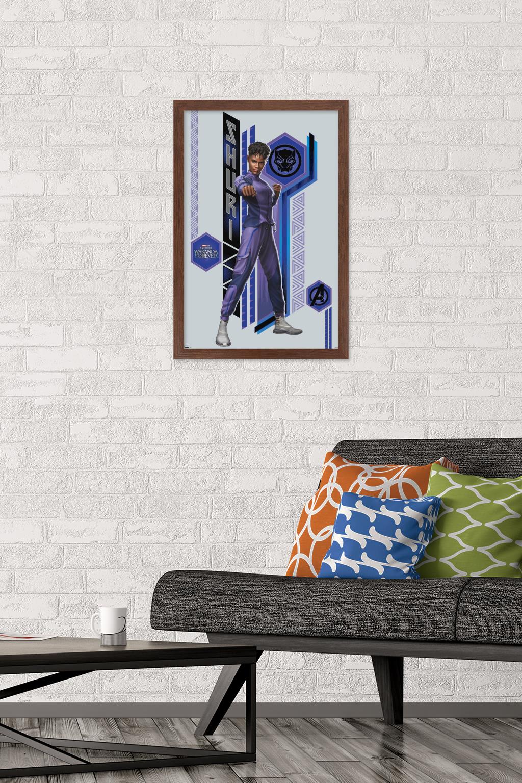 Marvel Black Panther: Wakanda Forever - Shuri Wall Poster, 14.725" x 22.375" Framed