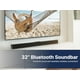 thumbnail image 2 of Emerson EHS-2000 Barra de sonido Bluetooth de 32 pulgadas, sistema de altavoces de cine en casa de 2.0 canales con control remoto, entradas USB/AUX, radio FM, diseño compacto para montaje en pared, 2 of 5