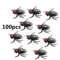 thumbnail image 1 of B 100 Pcs Plastic Fake Fly Insects Prank Joke Toy Trick Gag Novelty Prop For Party Decorations Science Project Classroom Education Practical Joke Supplies, 1 of 7