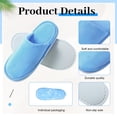 thumbnail image 2 of Pantuflas desechables Twistover Twistover para niños, 12 pares, azules, 2 of 7