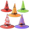 thumbnail image 4 of ITFABS Halloween Witch Hat with Light, Cosplay Costume Horror Atmosphere, 4 of 6
