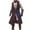 Wine, variant on Mgmyaa Men's Hooded Cardigan Jacket Open Front Mid-Length Casual Hooded Sleeveless Coat