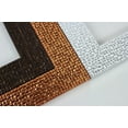 thumbnail image 5 of 1-13/16" Polystyrene Mosaic Textured Modern Picture Frame - by WholesaleArtsFrames-com. 14x22 243 Series - Rich Black - Made In USA, 5 of 5