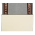 thumbnail image 2 of Custom Size Skid Resistant Backing Rug Runner Greek Key Bordered Grey Design Cut to Size Roll Runner Rug By Feet, 2 of 7