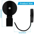 thumbnail image 4 of FUYGRCJ Magnetic Wreath Hanger 1.6 Inch Wreath Hook Scratch Free Wreath Holder Hook Heavy Duty Wreath Hanger Door Hook for Metal Doors Black, 4 of 10
