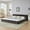 Dark Gray + King, variant on 2. Thick Chenille Fabric King Size Platform Bed Frame, Upholstered Headboard & Sturdy Solid Frame, No Box Spring Needed,Beige