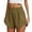 C#Bronze53, variant on CAIVO Women's Summer Running Shorts With Pockets Side Zipper Elastic Waist Solid Color High Slit Casual Athletic Workout Shorts For Sports Daily Wear Breathable Wear