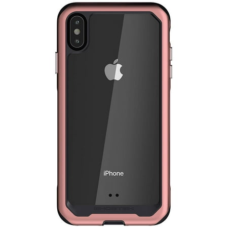 iPhone XS Max Clear Case for Apple iPhone X XR XS Ghostek Atomic Slim (Pink)