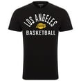 thumbnail image 2 of Unisex Sportiqe  Black Los Angeles Lakers  Bingham T-Shirt, 2 of 3