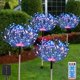thumbnail image 1 of Juego de 4 luces solares para jardín de exterior, 480 LED, impermeables, alimentadas por energía solar, 8 modos de iluminación con control remoto, para patio, fiesta de Navidad y decoración de jardín., 1 of 5