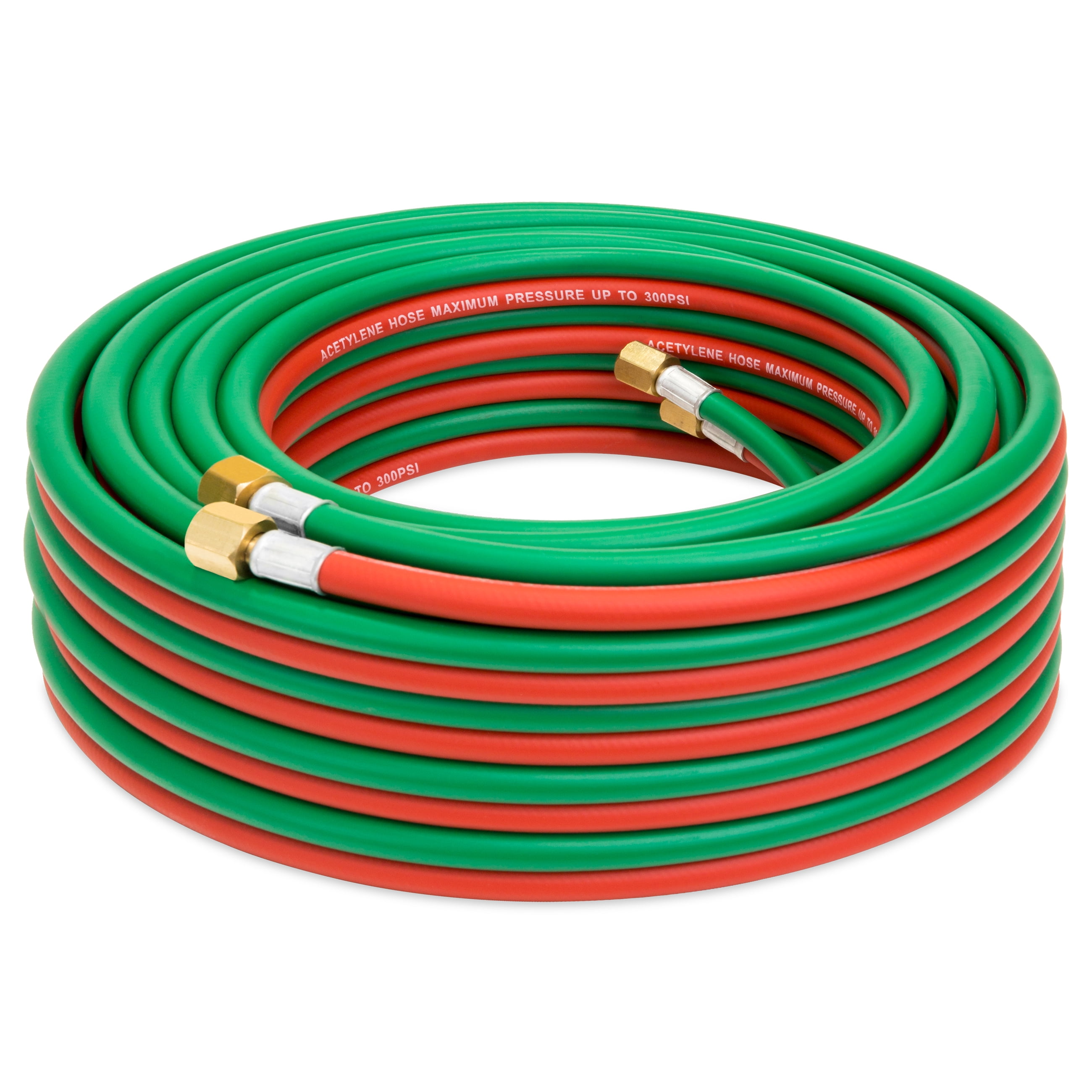 Best Choice Products Industrial Duty 300 PSI 50' Twin Welding Torch Hose (Multicolor) by Best Choice Products