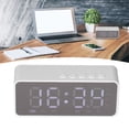 thumbnail image 1 of Réveil, Support Format Mp3 Lecture Musique Réveil Multifonctionnel Haut-Parleur Rechargeable pour Chambre pour Bureau Noir, Blanc, 1 of 8