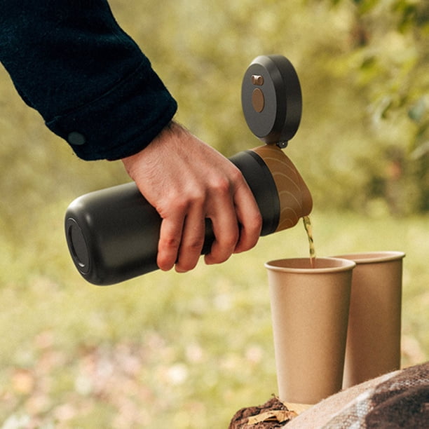 HomeLife Set 320ML French Press Coffee Maker One Click Open Wide