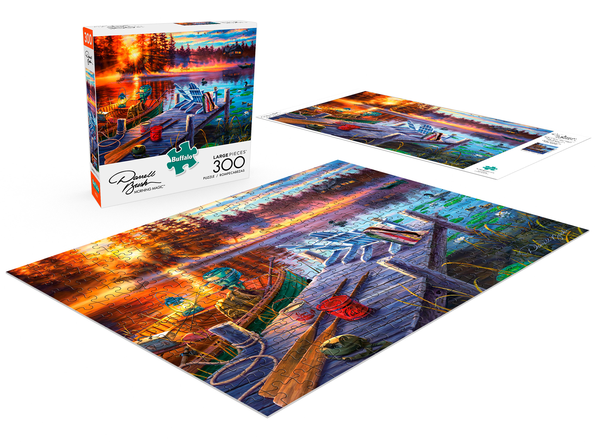 Buffalo Games - Darrell Bush - Morning Magic - 300 Piece Jigsaw Puzzle