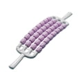 thumbnail image 4 of Rodillo de masaje flexible para relajación muscular corporal, herramienta de masaje manual multifuncional para gimnasio en casa, entrenamiento de Púrpura, 4 of 8