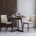 thumbnail image 4 of Xoenoiee Rose Butterfly Print Chair Back Covers for Dining Chairs, Washable Removable Chair Slipcover Back Chairs Protector for Wedding Shower Party Ceremony Hotel, 1 Pack, 4 of 7