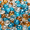 Caribbean Blue, Crystal Ice, Caramel-1/2", variant on 10-pound Blended Fire Glbeads - 1/2 Inch Drops Green Crystal Ice Caramel Luster For Indoor And Outdoor Gas Pits Fireplaces