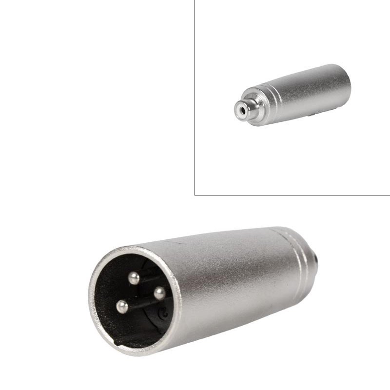 1 x XLR Male to RCA Female Jack Audio Cable Microphone Mic DJ Adapter