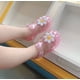 thumbnail image 5 of Zapatos de gelatina con agujeros para niños pequeños y medianos de verano, sandalias de playa antideslizantes de princesa con girasol, estilo coreano, 5 of 6
