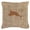 Brown, variant on Fish - Marlin Burlap and Orange Indoor & Outdoor Decorative Fabric Pillow - 18 x 18 in.