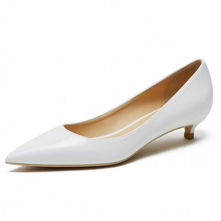 

YCNYCHCHY Low Thin High Heel Sexy Ladies Pumps Pointed Toe Fashion Slip On Women Shoes Patent Leather Stilettos Big Size Female