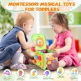 thumbnail image 5 of UUSUOO Crocodile Shape Baby Activity Cube,8-in-1 Montessori Toys for 1 Year Old,Learning Educational Baby Busy Toys,Birthday Gift Toys for 1 2 3 Year Old Boys & Girls, 5 of 8