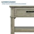 thumbnail image 4 of Kselythan 47.2" Entryway Table,Entryway Console Table with 2 Storage Drawers,3 Tier Industrial Metal Sofa Table,Modern Sofa Table with Storage Shelf,Hallway Table for Entry,Living Room, 4 of 9