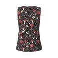 thumbnail image 6 of Goofa Fly Agaric and Flowers Printed Womens Workout Tops for Women Sleeveless Yoga Shirts Athletic Running Tank Tops Sleeveless Gym Clothes Workout Apparel-Small, 6 of 9