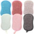 thumbnail image 1 of 6pcs Kitchen Sponges Non Scratch Dish Sponge Washing Dishes Sponges Kitchen Scrubbers, 1 of 7