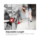 thumbnail image 2 of LYD Cepillo de piso de mango largo extensible, cepillo de limpieza de piso giratorio escalable con mango extensible largo LYD cepillo para piso, 2 of 2