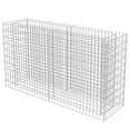 thumbnail image 3 of vidaXL Raised Garden Bed Raised Flower Bed Gabion Basket Galvanized Steel, 3 of 7