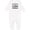 AA-White, variant on Pretty Eyes and Chubby Thighs Baby Romper Coveralls