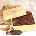 thumbnail image 2 of Milk Chocolate Caramel Almond Cluster Gift Box - by It's Delish  12 OZ Dairy Chocolate Covered Nuts with Carmel Clusters  Christmas Gifts Box of Chocolates Candy Nut Turtles with Almonds  Kosher..., 2 of 7