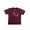 Maroon, variant on Men's Crew Neck T-Shirt, Classis Cotton Workout Short Sleeve Tee