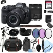 Canon EOS R6 Mirrorless Digital Camera with 24-105mm f/4-7.1 Lens Bundle   128GB Memory   Case   Filters   Tripod 24pc Bundle