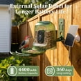 thumbnail image 5 of Coolfly x HIXX Smart Bird Feeder with 4MP 2.5K HD Camera, Solar Rotating Tray & Night Light, AI Species Identification Outdoor Video Camera, 5 of 9
