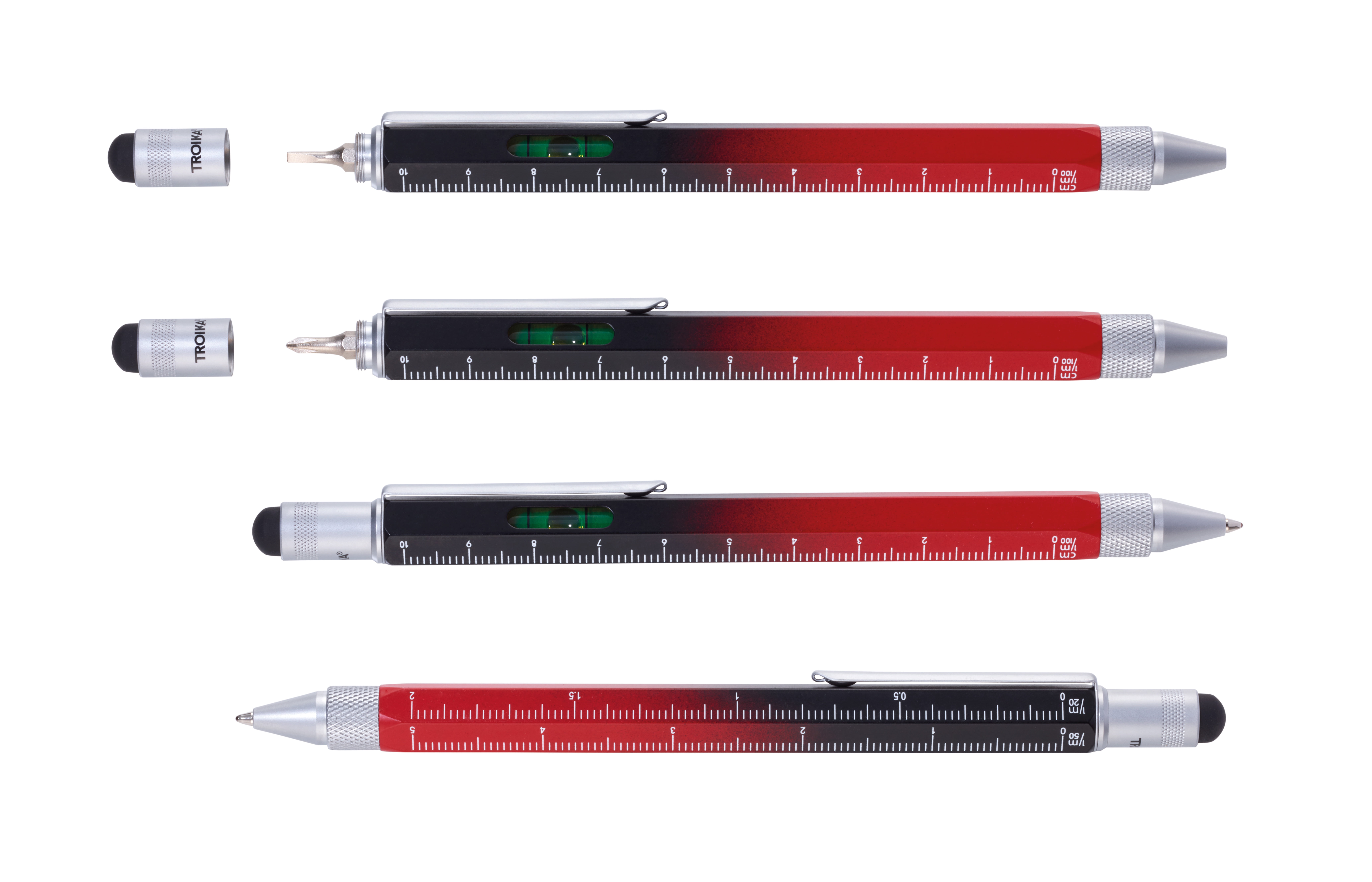 Troika Construction Red Black Ballpoint Pen
